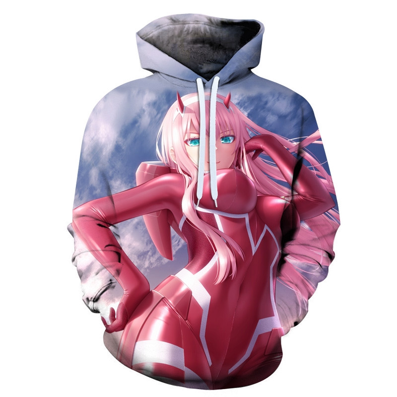 Sexy Anime Girl 3D All Over Printed Sweatshirt, Hoodie, Zip Hoodie | Fan Apparel For Men, Women