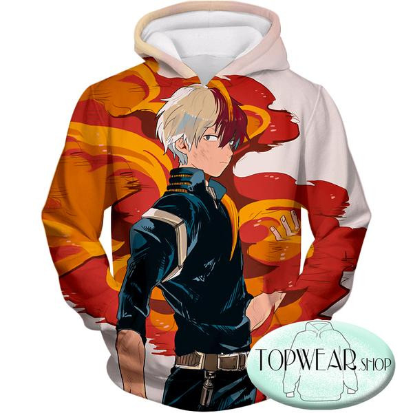 Shoto My Hero Academia 3D All Over Printed Sweatshirt, Hoodie, Zip Hoodie | Fan Apparel For Men, Women