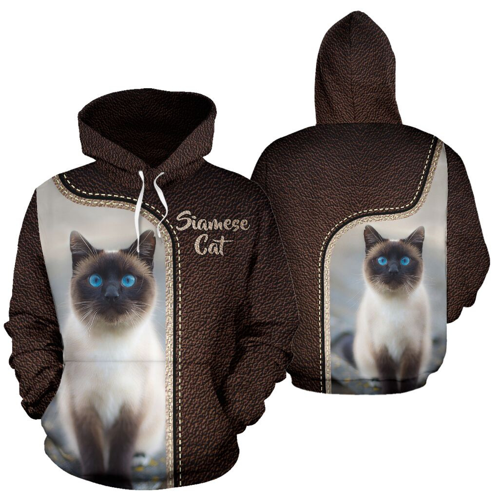 Siamese Cat 3D All Over Printed Sweatshirt, Hoodie, Zip Hoodie | Fan Apparel For Men, Women