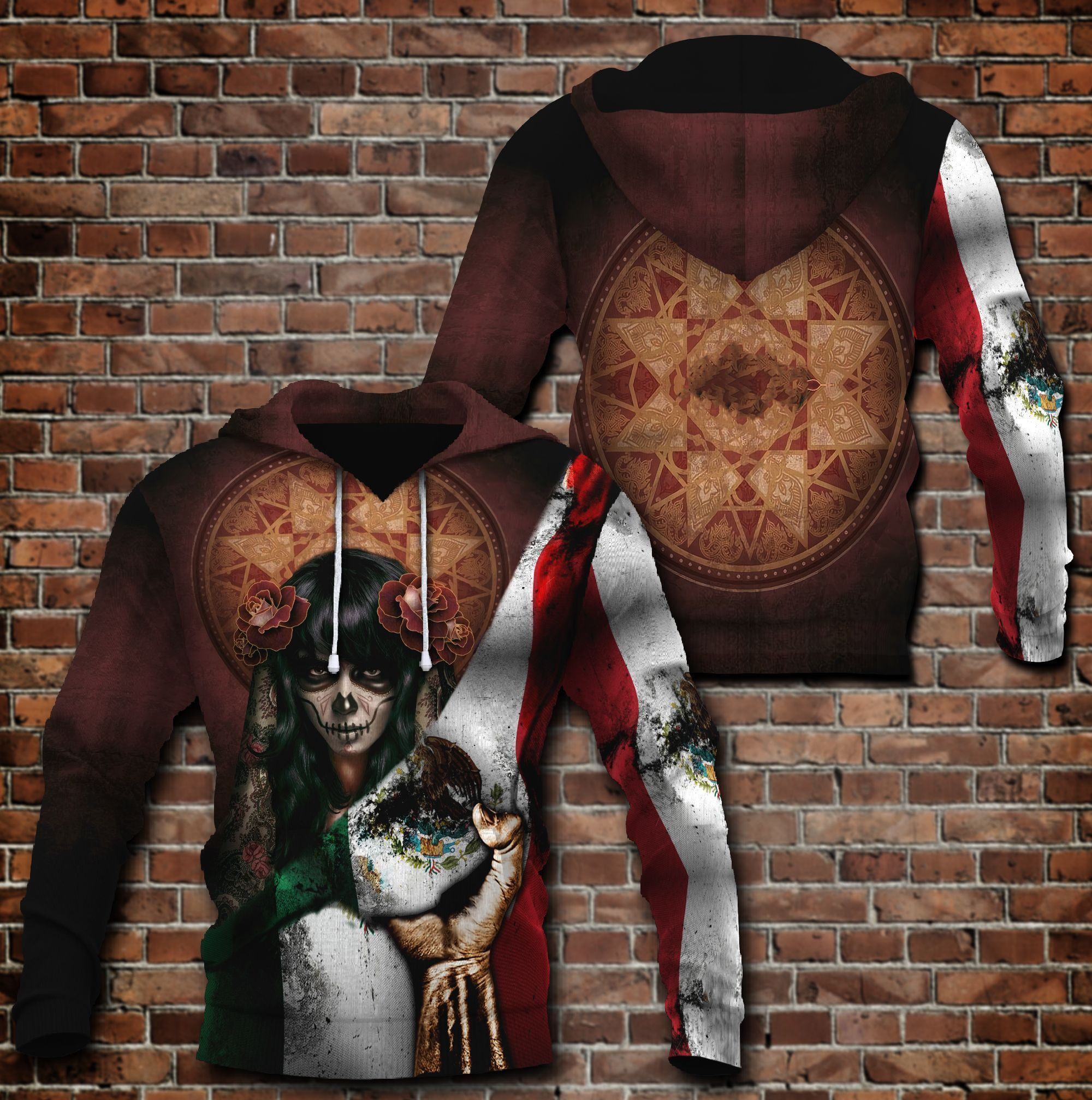 Skull Day Of The Dead Hpebi 3D All Over Printed Sweatshirt, Hoodie, Zip Hoodie | Special Edition Fan Apparel For Men, Women