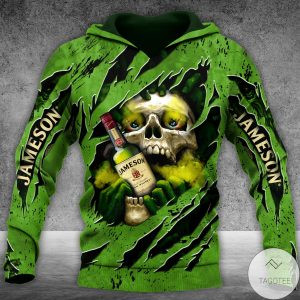 Skull Jameson Whiskey For Unisex 3D All Over Printed Sweatshirt, Hoodie, Zip Hoodie | Special Edition Fan Apparel For Men, Women