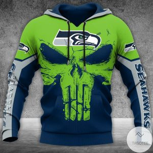 Skull Seattle Seahawks For Unisex 3D All Over Printed Sweatshirt, Hoodie, Zip Hoodie | Special Edition Fan Apparel For Men, Women