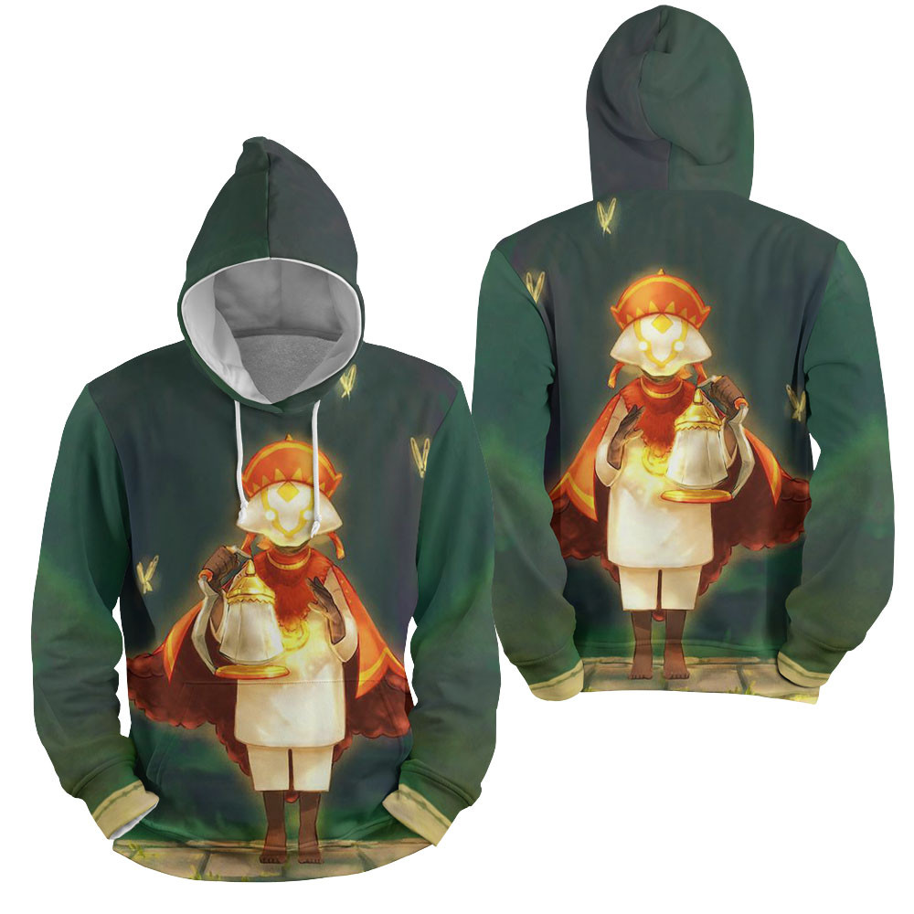 Sky: Children Of The Light - Holding A Lantern 3D All Over Printed Sweatshirt, Hoodie, Zip Hoodie | Fan Apparel For Men, Women