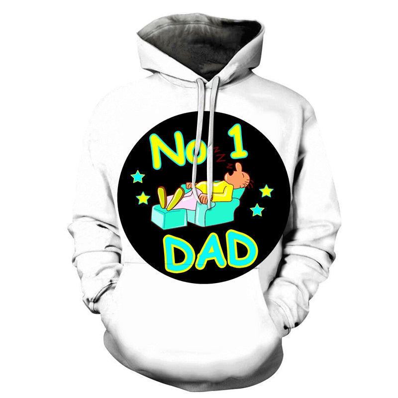 Sleepy Dad 3D All Over Printed Sweatshirt, Hoodie, Zip Hoodie | Fan Apparel For Men, Women