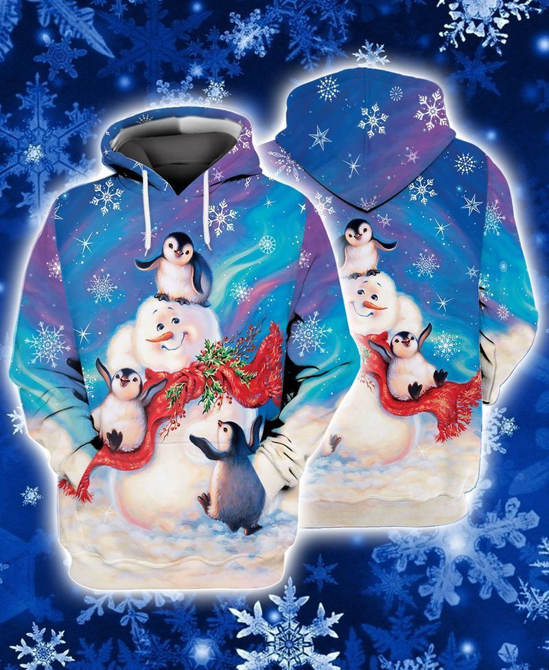 Snowman 3D All Over Printed Sweatshirt, Hoodie, Zip Hoodie | Fan Apparel For Men, Women