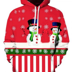 Snowman And Snowflake 3D All Over Printed Sweatshirt, Hoodie, Zip Hoodie | Fan Apparel For Men, Women