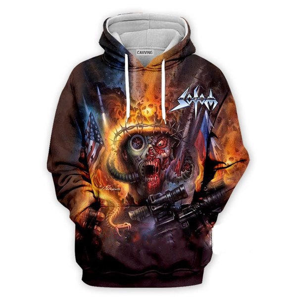 Sodom Band 3D All Over Printed Sweatshirt, Hoodie, Zip Hoodie | Fan Apparel For Men, Women