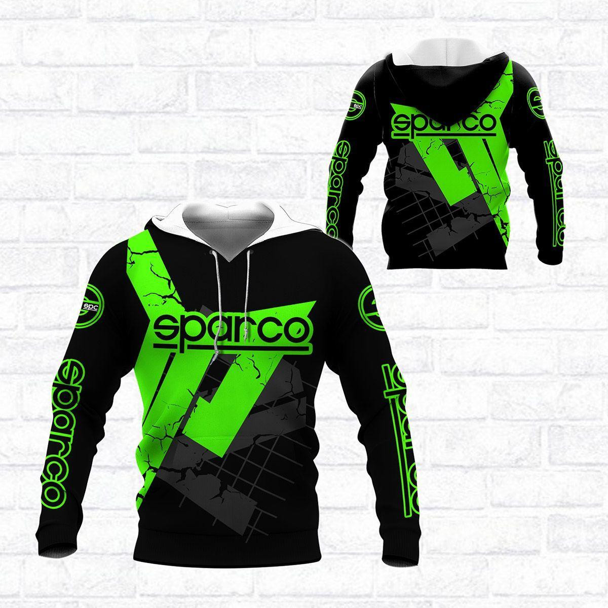 Sparco 3D All Over Printed Sweatshirt, Hoodie, Zip Hoodie | Fan Apparel For Men, Women