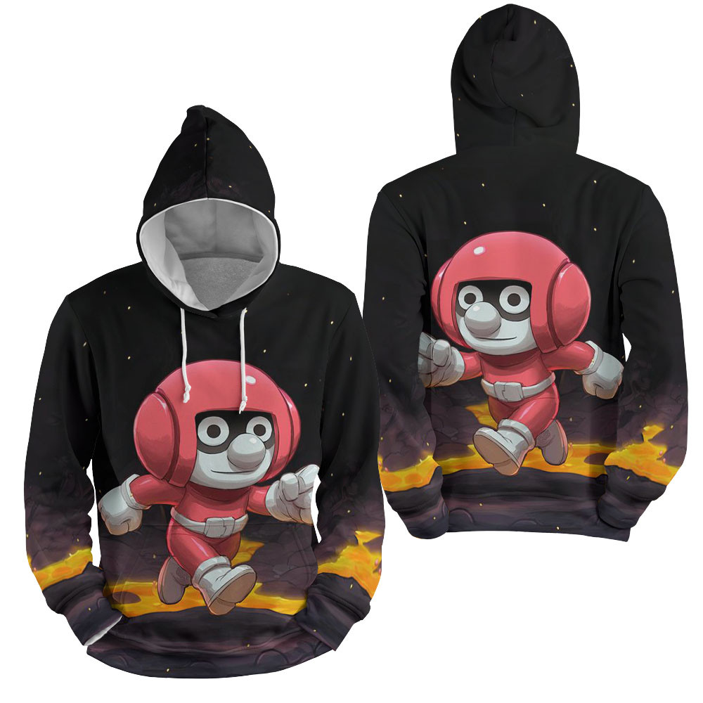 Spelunky - Pilot 3D All Over Printed Sweatshirt, Hoodie, Zip Hoodie | Fan Apparel For Men, Women