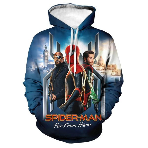 Spider Man For Unisex 3D All Over Printed Sweatshirt, Hoodie, Zip Hoodie | Fan Apparel For Men, Women