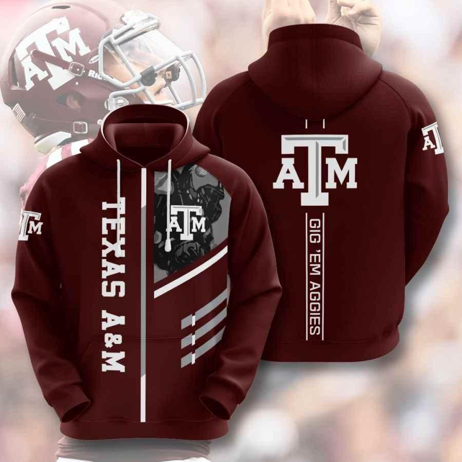 Sports American Football Ncaaf Texas Am Aggies 3D All Over Printed Sweatshirt, Hoodie, Zip Hoodie | Ncaa Fan Gear For Men, Women