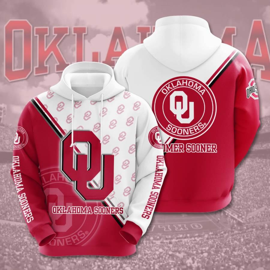 Sports American Ncaaf Oklahoma Sooners 3D All Over Printed Sweatshirt, Hoodie, Zip Hoodie | Fan Apparel For Men, Women