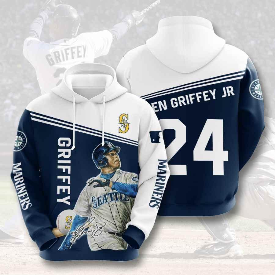 Sports Baseball Mlb Seattle Mariners Ken Griffey 3D All Over Printed Sweatshirt, Hoodie, Zip Hoodie | Fan Apparel For Men, Women