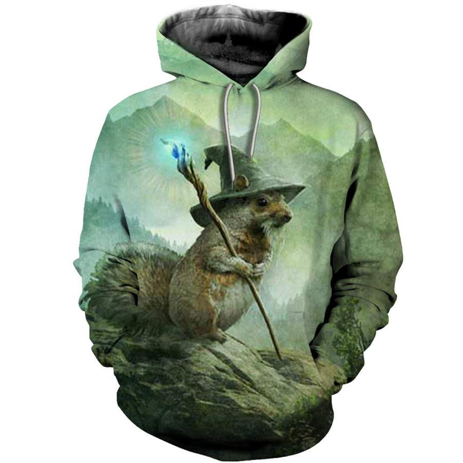 Squirrel 3D All Over Printed Sweatshirt, Hoodie, Zip Hoodie | Fan Apparel For Men, Women