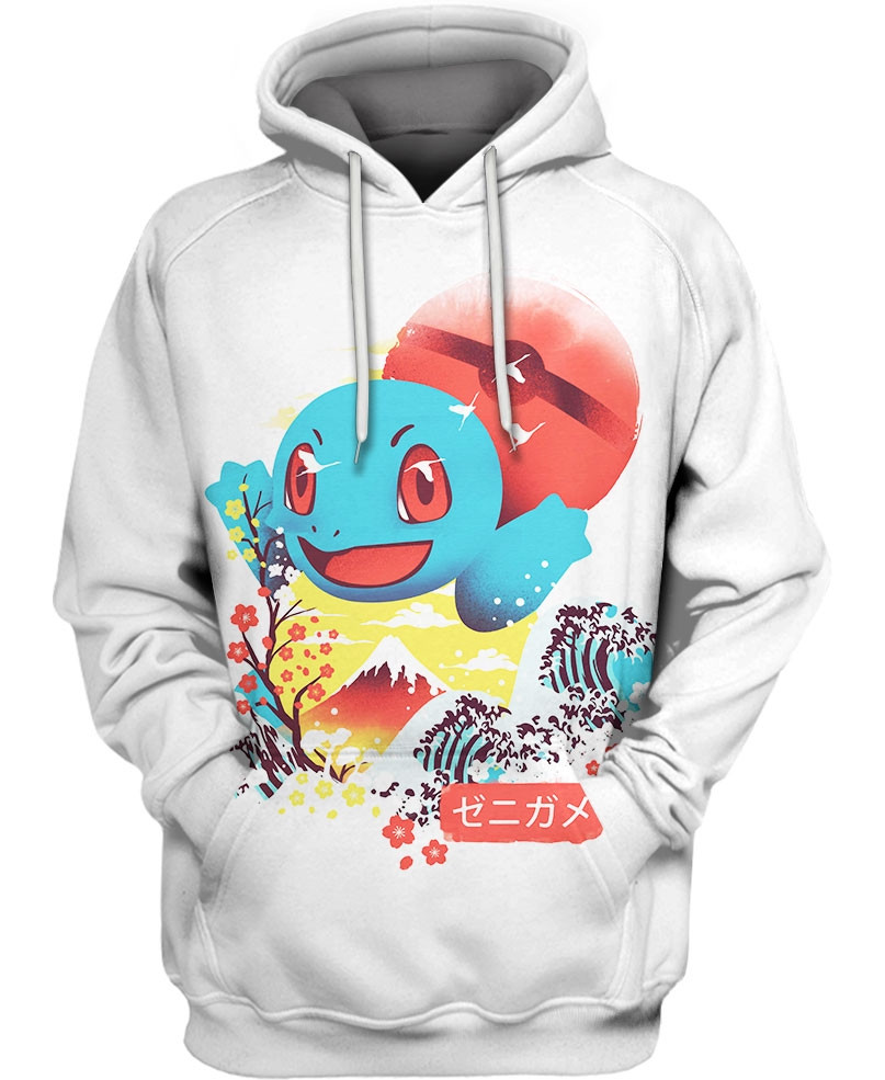 Squirtle 3D All Over Printed Sweatshirt, Hoodie, Zip Hoodie | Fan Apparel For Men, Women
