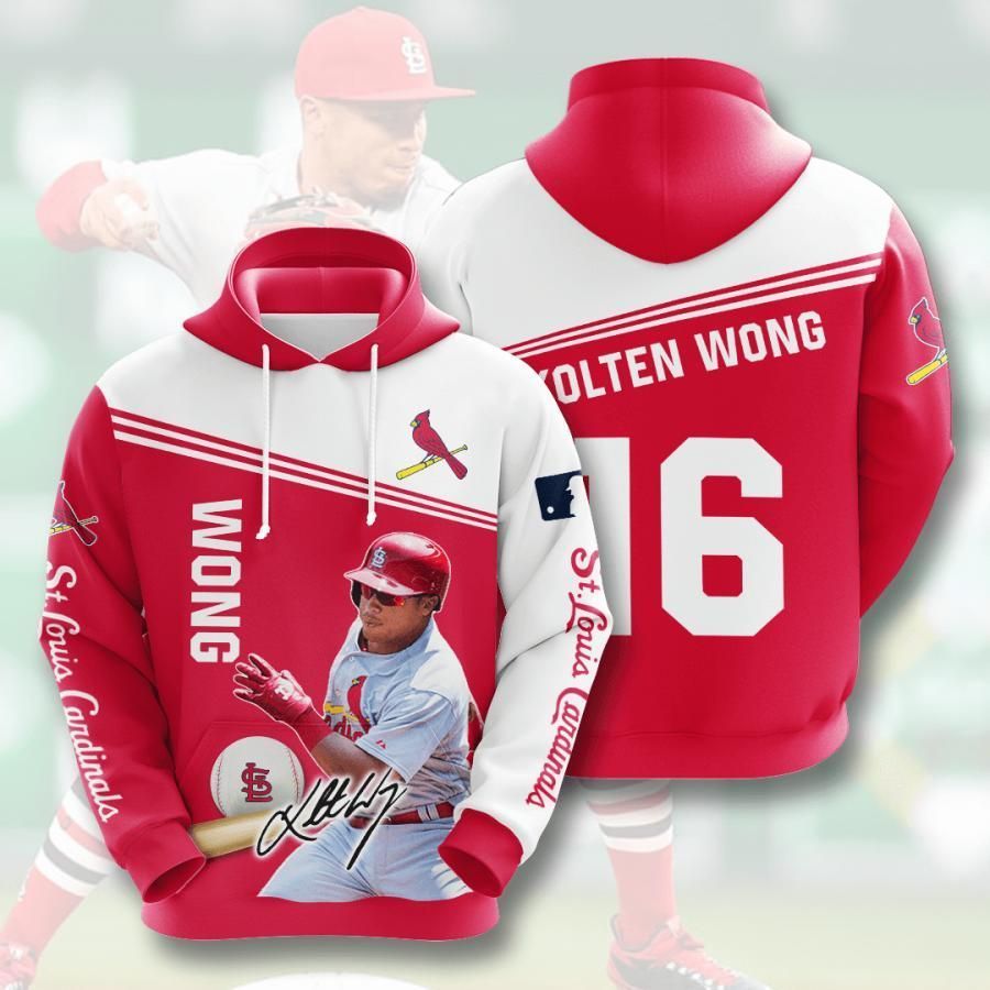 St.louis Cardinals Kolten Wong 16 3D All Over Printed Sweatshirt, Hoodie, Zip Hoodie | Nfl Fan Gear For Men, Women