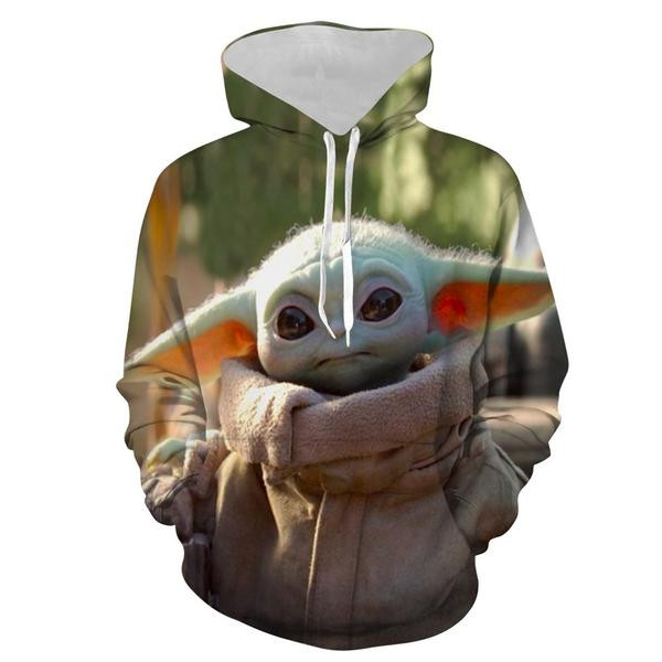 Star Wars Baby Yoda 3D All Over Printed Sweatshirt, Hoodie, Zip Hoodie | Fan Apparel For Men, Women