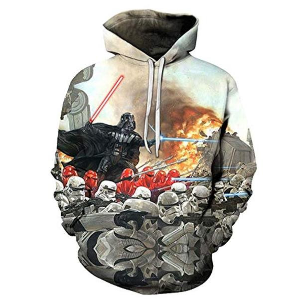 Star Wars Darth Vader Beige 3D All Over Printed Sweatshirt, Hoodie, Zip Hoodie | Fan Apparel For Men, Women