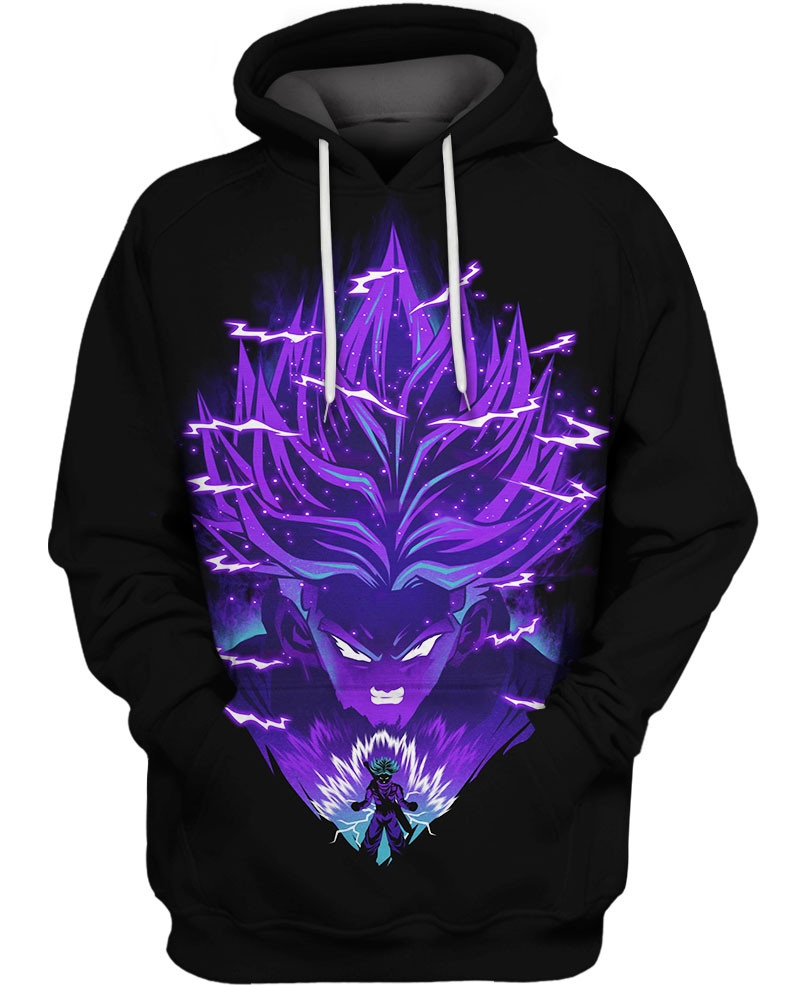 Super Saiyan 3D All Over Printed Sweatshirt, Hoodie, Zip Hoodie | Fan Apparel For Men, Women