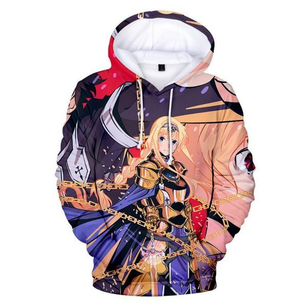 Sword Art Online Alicization 3D All Over Printed Sweatshirt, Hoodie, Zip Hoodie | Fan Apparel For Men, Women