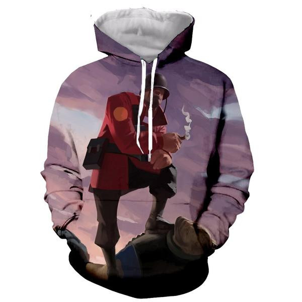Team Fortress 2 3D All Over Printed Sweatshirt, Hoodie, Zip Hoodie | Fan Apparel For Men, Women