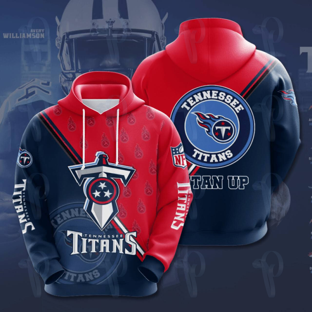 Tennessee Titans Nfl 3D All Over Printed Sweatshirt, Hoodie, Zip Hoodie | Nfl Fan Gear For Men, Women