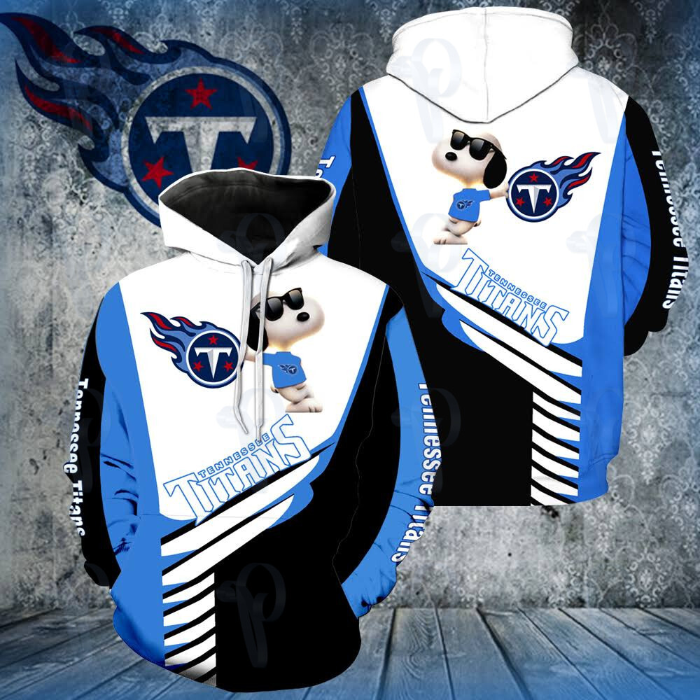 Tennessee Titans Snoopy Nfl 3D All Over Printed Sweatshirt, Hoodie, Zip Hoodie | Nfl Special Edition Fan Gear For Men, Women