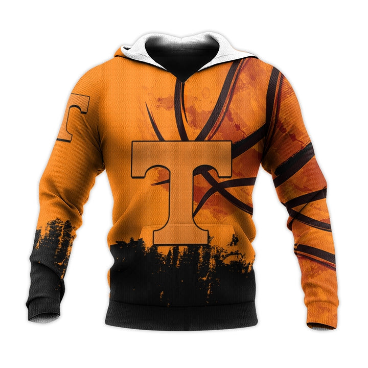 Tennessee Volunteers Custom Text Number Orange Black Unisex 3D All Over Printed Sweatshirt, Hoodie, Zip Hoodie | Ncaa Fan Gear For Men, Women