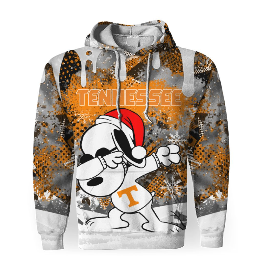 Tennessee Volunteers Snoopy Christmas Unisex 3D All Over Printed Sweatshirt, Hoodie, Zip Hoodie | Special Edition Fan Apparel For Men, Women