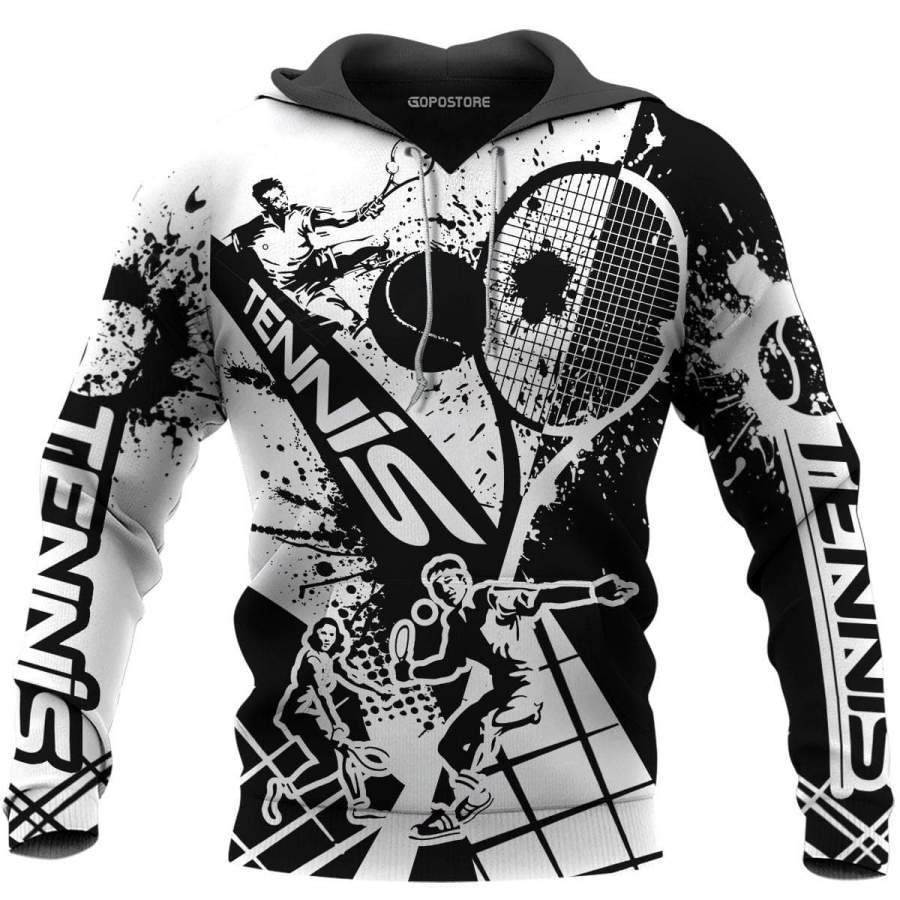Tennis 3D All Over Printed Sweatshirt, Hoodie, Zip Hoodie | Fan Apparel For Men, Women