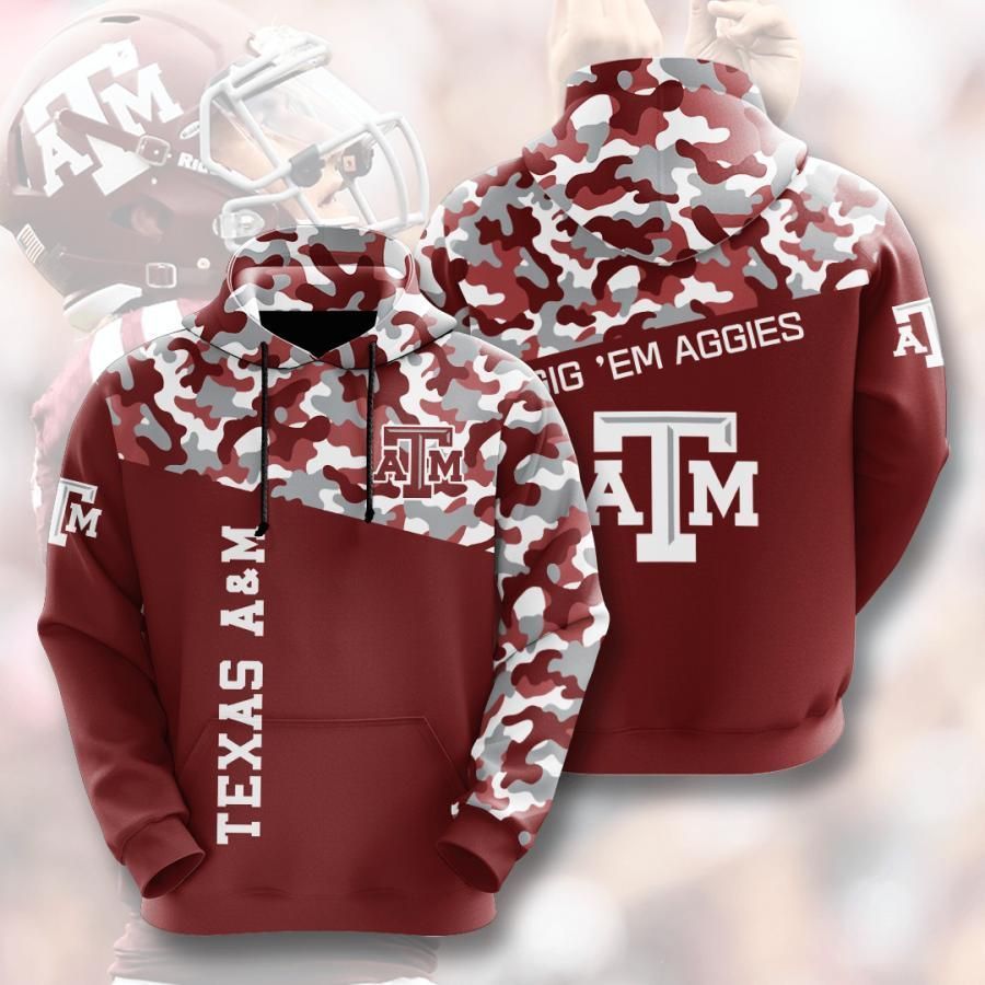 Texas A&m Aggies 3D All Over Printed Sweatshirt, Hoodie, Zip Hoodie | Ncaa Fan Gear For Men, Women