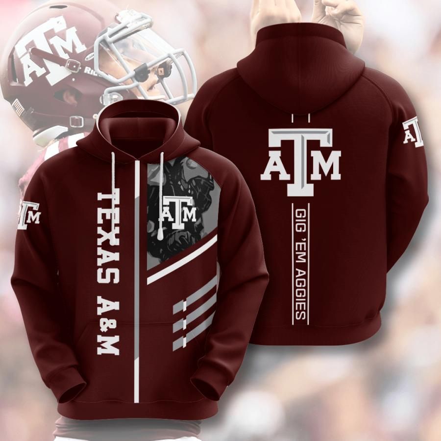 Texas A&m Aggies 3D All Over Printed Sweatshirt, Hoodie, Zip Hoodie | Ncaa Fan Gear For Men, Women