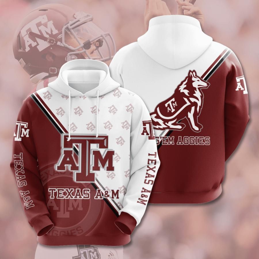 Texas A&m Aggies 3D All Over Printed Sweatshirt, Hoodie, Zip Hoodie | Ncaa Fan Gear For Men, Women