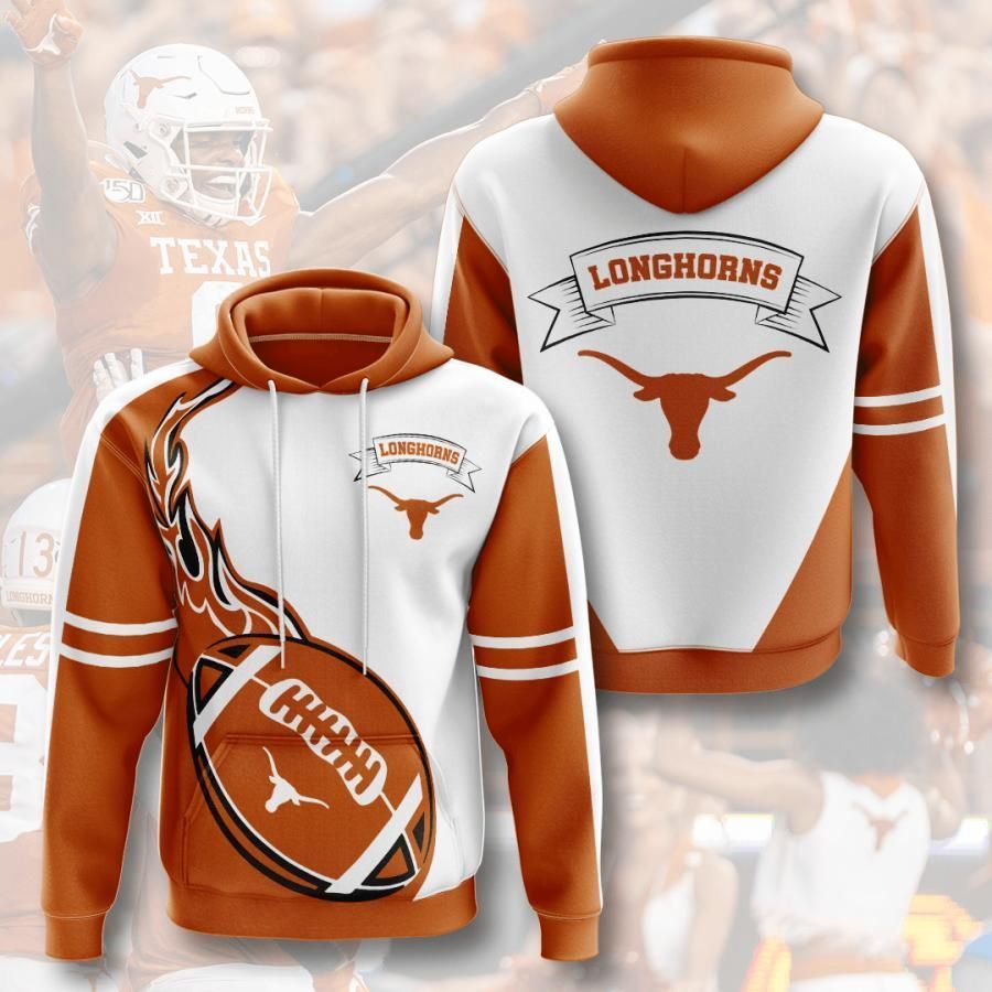 Texas Longhorns 3D All Over Printed Sweatshirt, Hoodie, Zip Hoodie | Ncaa Fan Gear For Men, Women