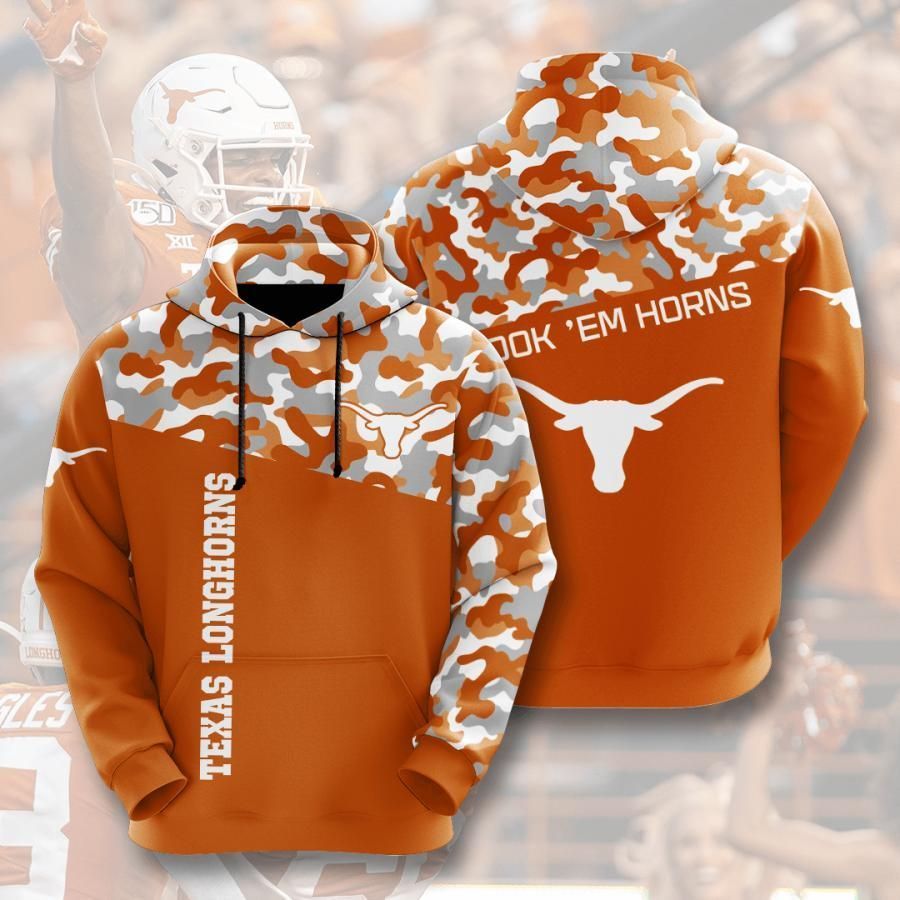 Texas Longhorns 3D All Over Printed Sweatshirt, Hoodie, Zip Hoodie | Ncaa Fan Gear For Men, Women