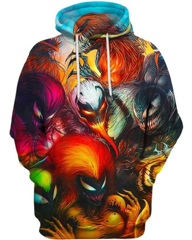 The Alien Monster 3D All Over Printed Sweatshirt, Hoodie, Zip Hoodie | Fan Apparel For Men, Women