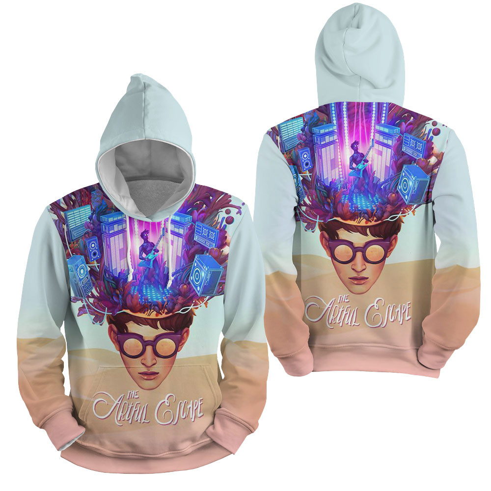 The Artful Escape - The Game's Poster 3D All Over Printed Sweatshirt, Hoodie, Zip Hoodie | Fan Apparel For Men, Women
