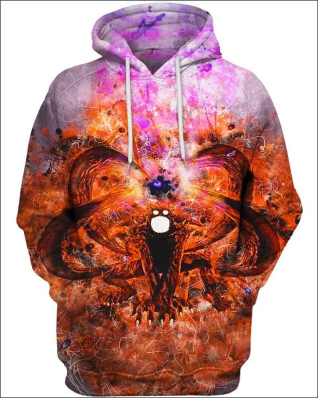 The Demon Fox 3D All Over Printed Sweatshirt, Hoodie, Zip Hoodie | Fan Apparel For Men, Women
