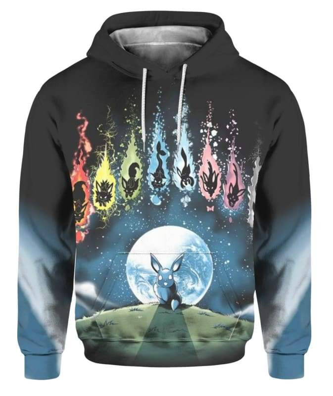 The Eevee Corps 3D All Over Printed Sweatshirt, Hoodie, Zip Hoodie | Fan Apparel For Men, Women