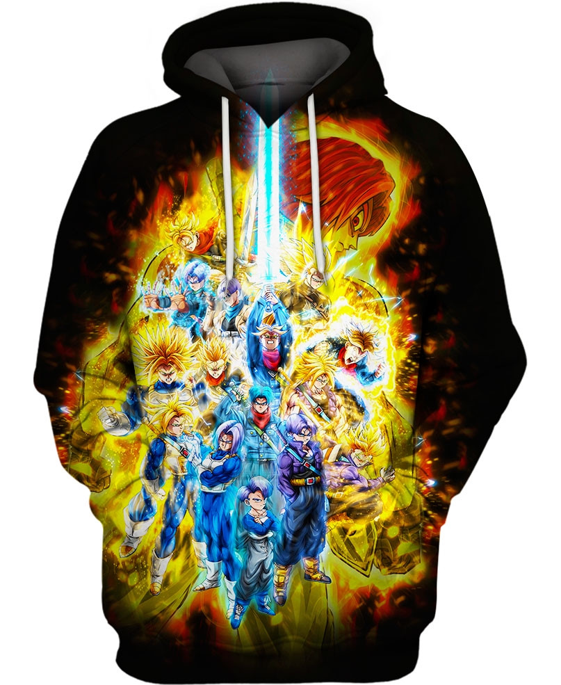 The Evolution Of Trunks 3D All Over Printed Sweatshirt, Hoodie, Zip Hoodie | Fan Apparel For Men, Women