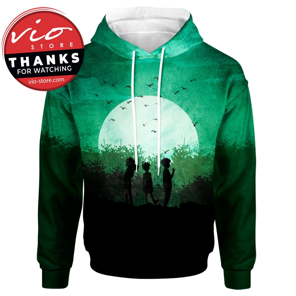 The Promised Neverland 3D All Over Printed Sweatshirt, Hoodie, Zip Hoodie | Fan Apparel For Men, Women