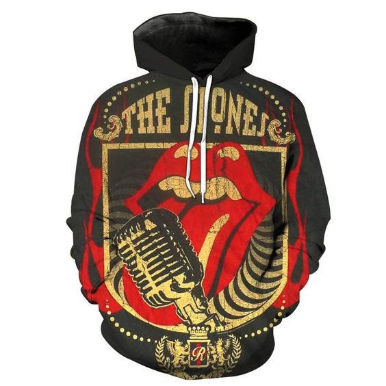 The Rolling Stones 3D All Over Printed Sweatshirt, Hoodie, Zip Hoodie | Fan Apparel For Men, Women