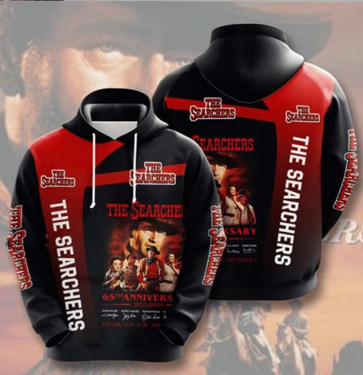 The Searchers Movie Anniversary 3D All Over Printed Sweatshirt, Hoodie, Zip Hoodie | Fan Apparel For Men, Women