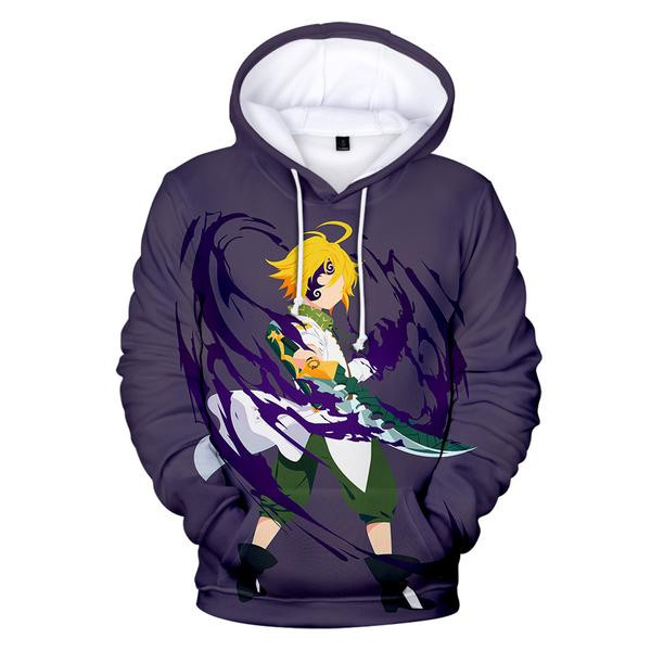 The Seven Deadly Sins 3D All Over Printed Sweatshirt, Hoodie, Zip Hoodie | Fan Apparel For Men, Women