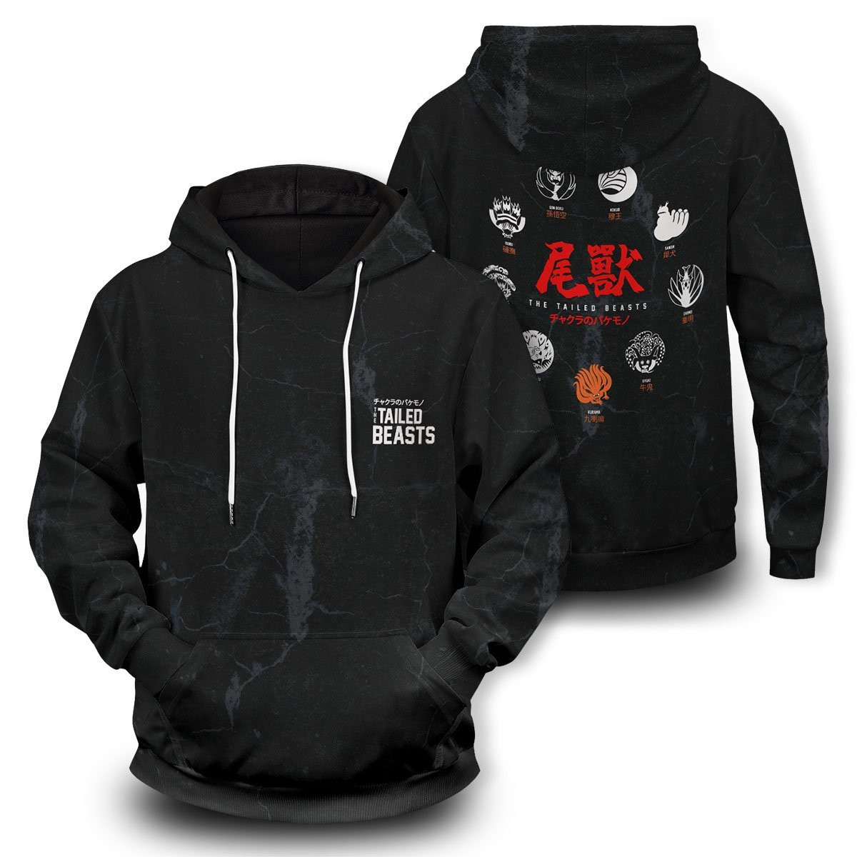 The Tailed Beasts 3D All Over Printed Sweatshirt, Hoodie, Zip Hoodie | Fan Apparel For Men, Women
