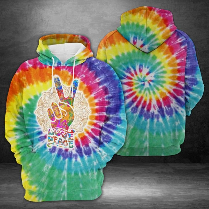 Tie Dye Hippie For Unisex 3D All Over Printed Sweatshirt, Hoodie, Zip Hoodie | Fan Apparel For Men, Women