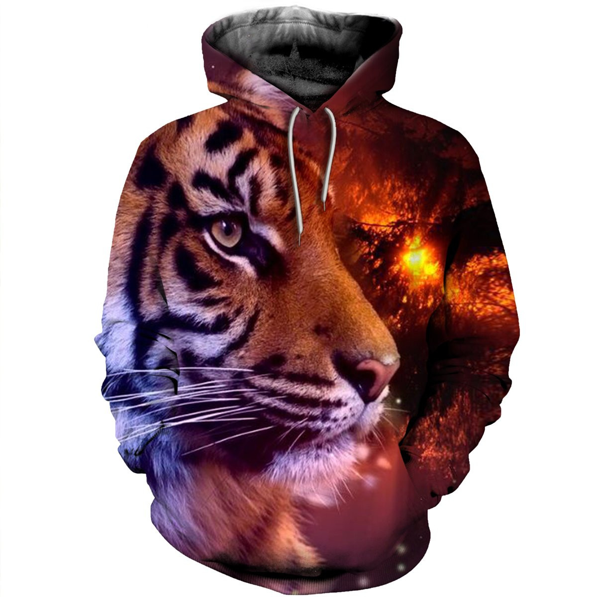 Tiger 3D All Over Printed Sweatshirt, Hoodie, Zip Hoodie | Fan Apparel For Men, Women