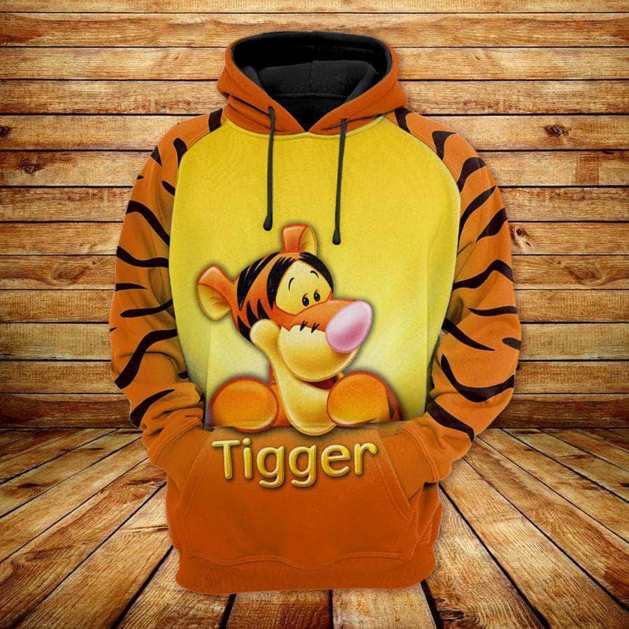 Tigger Winnie-the-pooh 3D All Over Printed Sweatshirt, Hoodie, Zip Hoodie | Fan Apparel For Men, Women