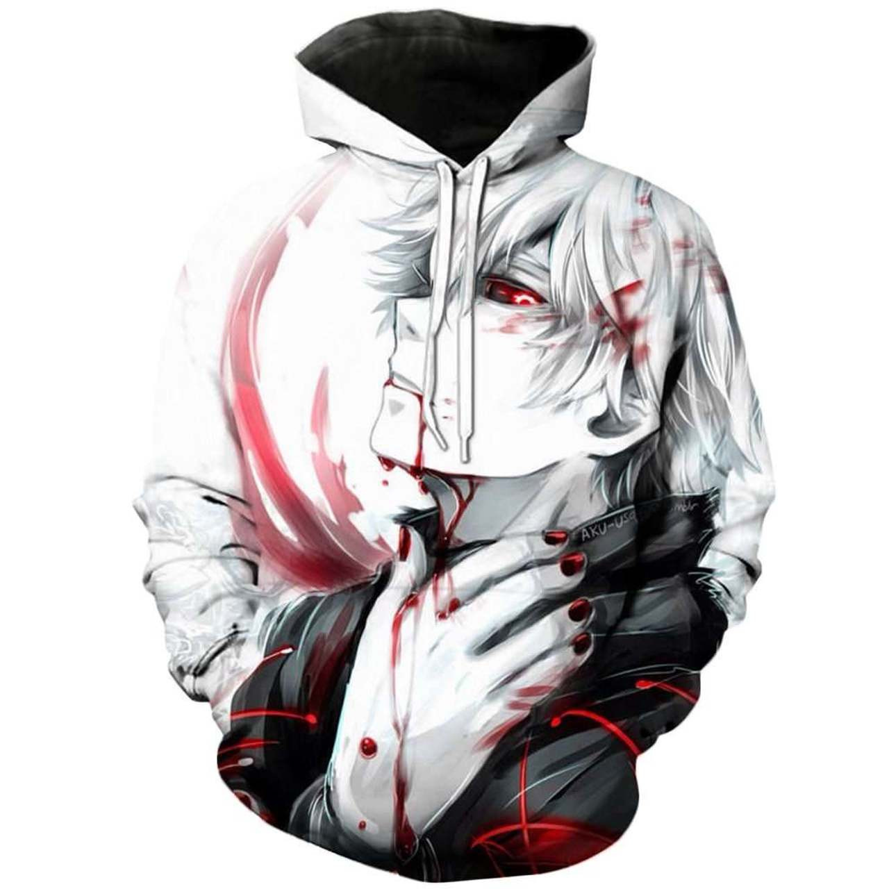 Tokyo Ghoul 3D All Over Printed Sweatshirt, Hoodie, Zip Hoodie | Fan Apparel For Men, Women