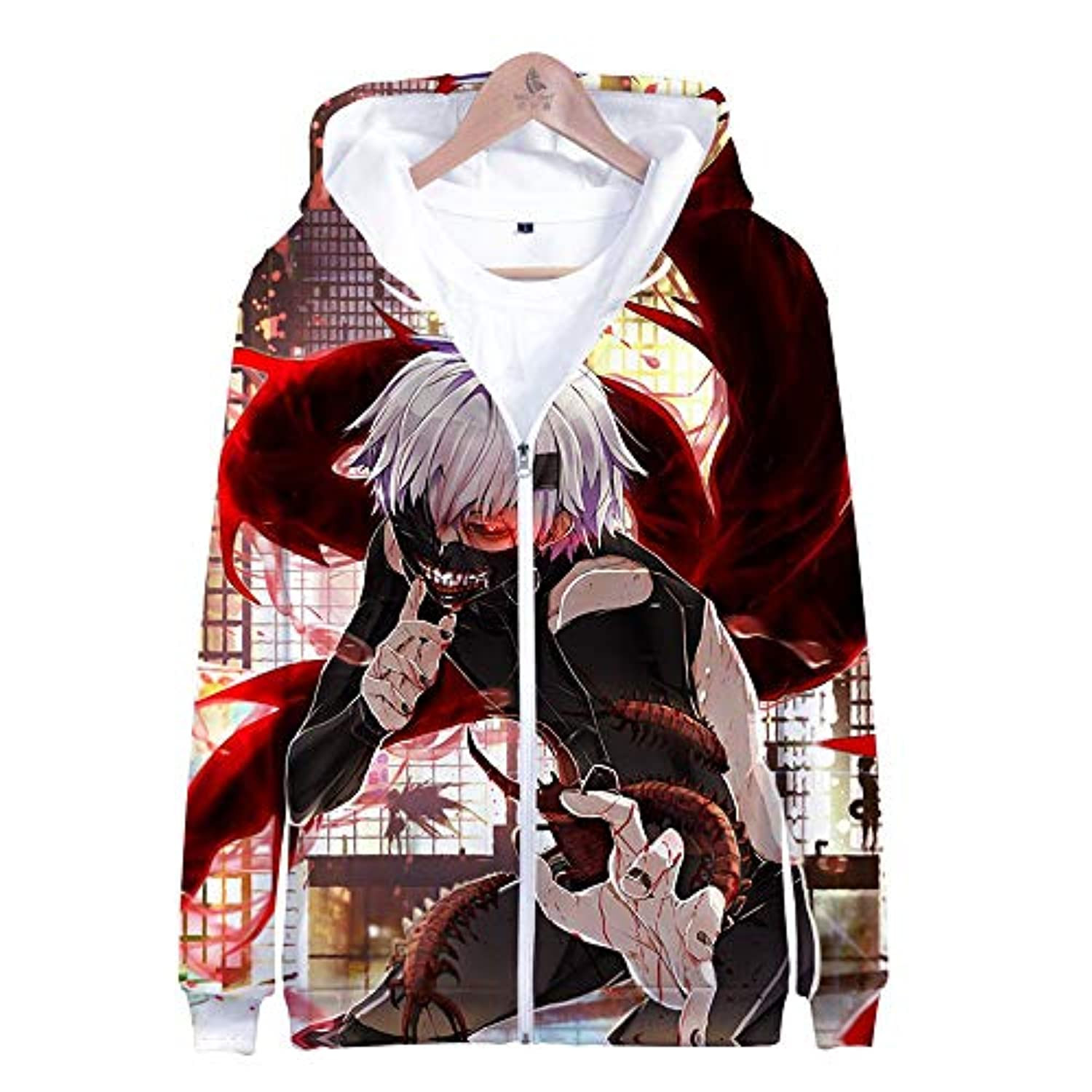 Tokyo Ghoul Hoodie Kaneki Ken 3D All Over Printed Sweatshirt, Hoodie, Zip Hoodie | Fan Apparel For Men, Women